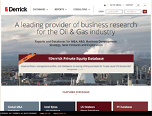 Tablet Screenshot of 1derrick.com